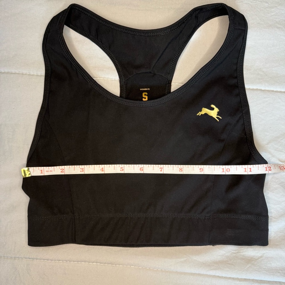 Tracksmith Allston Pocket Bra in Black - Picture 7 of 8